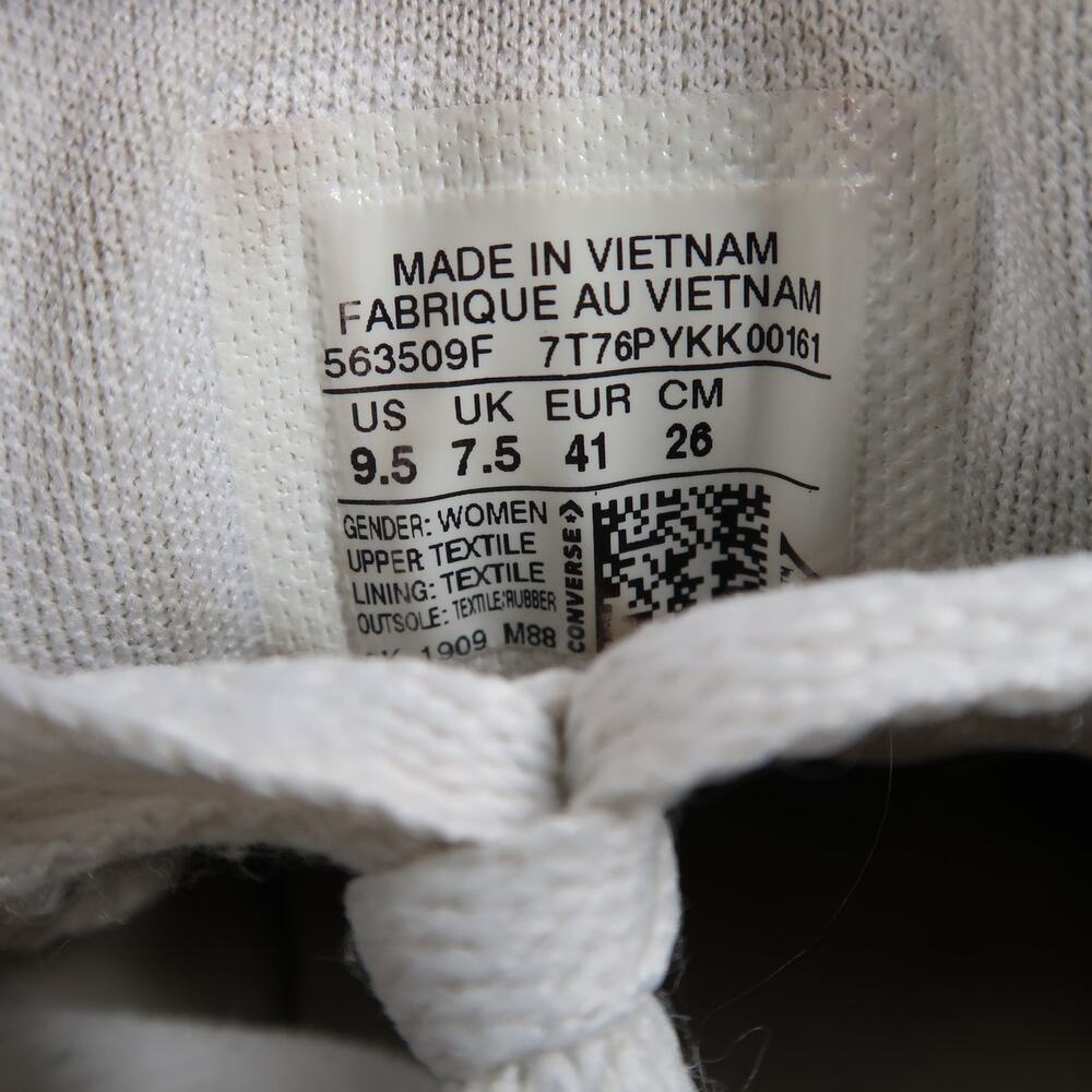 Converse Shoes Womens 9.5 Casual Sneakers Madison All Star Lace Up Canvas White - Picture 8 of 13